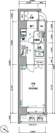 ラ・シード東神奈川駅前の間取り画像