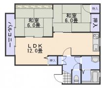 ファミーユ岡本の間取り画像