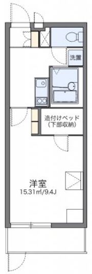 レオパレスビューテラス草内の間取り画像