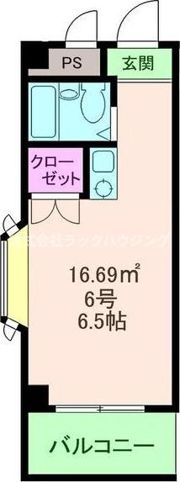 明和ハイツ南江口の間取り画像