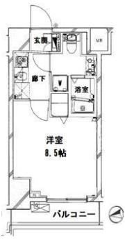 ガリシアグランデ江戸川橋の間取り画像