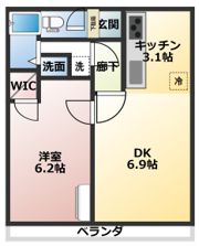 セザール馬込の間取り画像