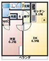 セザール馬込の間取り画像