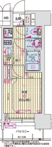 プレサンス吹上駅前エテルノの間取り画像