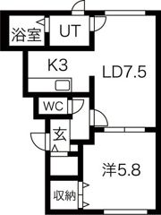 ウェンディクレセントIIの間取り画像