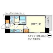 リッツ新大阪の間取り画像