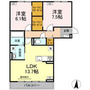シャーレアンの間取り画像