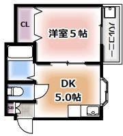 フレッシュハイツ諸福の間取り画像