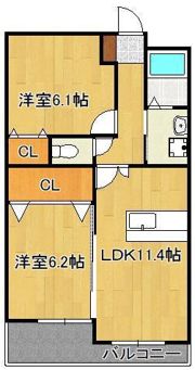浜町テラスの間取り画像