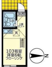 ユナイト白楽シルヴィバレンタインの間取り画像