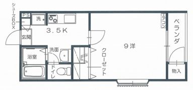 アピア松井の間取り画像