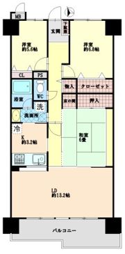 アルフェリア佐古一番町の間取り画像
