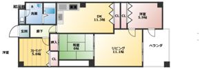 DIKマンション鷺沼の間取り画像