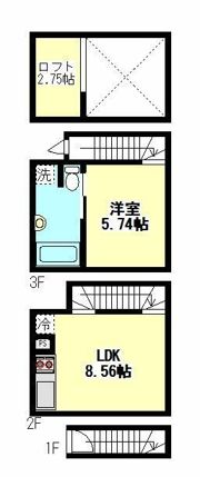 ニューディレクトレジデンス学芸大学の間取り画像