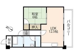 カオルハイムの間取り画像