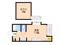 バーンレック天神の間取り画像
