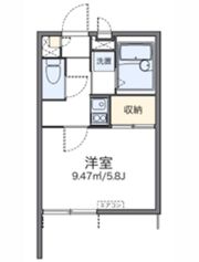 レオパレスきのした荘の間取り画像
