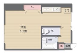 二宮マンションの間取り画像