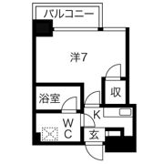 アスール江坂3rdの間取り画像