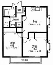 クレッセントの間取り画像