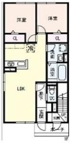 仮称)高槻市古曽部町ハイツB棟の間取り画像