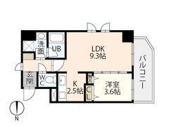 GRAND Bellefare 京橋の間取り画像