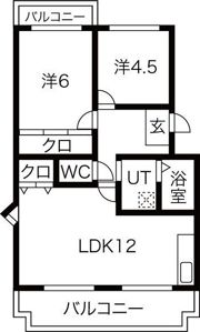 フォンテ川名の間取り画像