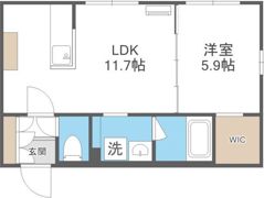 ピオネロ恵庭Ⅰ A棟の間取り画像