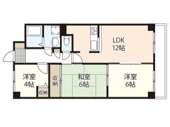 カルフール大町の間取り画像