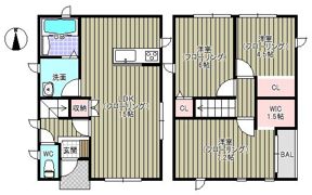 大字芝SS様貸家の間取り画像
