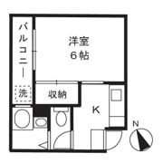 コーポステーションサイドコシベの間取り画像