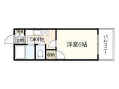 アクアコート楠木の間取り画像