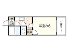 アクアコート楠木の間取り画像