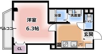 みおつくし京橋の間取り画像