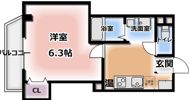 みおつくし京橋の間取り画像