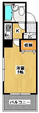 ジュネパレス津田沼第5の間取り画像
