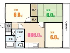 コーポ谷岡の間取り画像