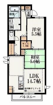 BORIKI鶴瀬の間取り画像