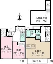 dwell上北沢 A棟の間取り画像