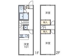 レオパレス峯下Aの間取り画像