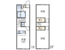 レオパレス峯下Aの間取り画像