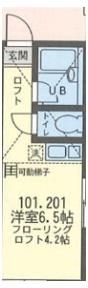 ユナイト蒔田メルローズアベニューの間取り画像