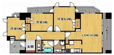 アーバネックス三宮磯辺通の間取り画像