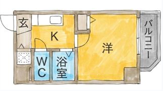 U-ro新大阪の間取り画像