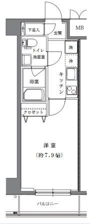 ミルーナヒルズ西日暮里の間取り画像