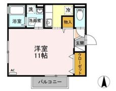 フェイバリット フラット D棟の間取り画像