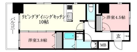 GARIREO 117 TERRACEの間取り画像