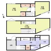 MOK－TERRACE AXISの間取り画像