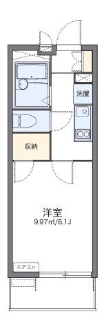 レオパレスカーサ ドマーニの間取り画像