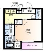 フジパレス垂水町Ⅲ番館の間取り画像